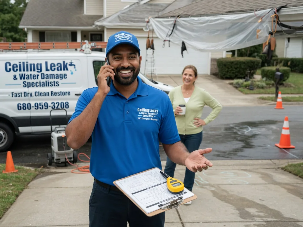 Ceiling Leak Cleanup Casey, IA FAQs